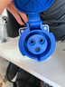 AIONIY CHFRSIA防水工業(yè)插頭插座16A/32A/63A三孔明裝底座連接器航空 ZYY-123  三孔   32A 曬單實(shí)拍圖
