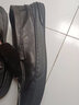 千百度（C.BANNER）男鞋休閑皮鞋一腳蹬商務(wù)休閑鞋真皮豆豆鞋輕便舒適樂福鞋 黑色 40 曬單實(shí)拍圖