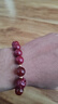 原礦朱砂手串男士手鏈女士男款天然本命年馬年男首飾護身符轉運珠 【蛇】2025值歲-普賢菩薩【配證書(shū)】 高含量12MM（火燒變黑可還原） 曬單實(shí)拍圖