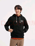 森馬（Semir）梅花系列衛(wèi)衣男運(yùn)動(dòng)風(fēng)情侶裝冬季印花連帽上衣寬松潮101724116220 曬單實(shí)拍圖