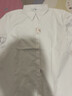 途尊（kingtrip） 工作服正裝碼襯衣女裝ol韓棉春秋白襯衫女長(cháng)袖職業(yè)夏季V修身 【長(cháng)袖】白翻領(lǐng)襯衫 XXL/135 曬單實(shí)拍圖