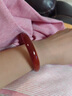中國(guó)黃金蜜糖南紅手鐲女紅瑪瑙玉鐲子實(shí)用七夕情人節(jié)禮物送女友老婆紀(jì)念 蜜糖紅瑪瑙手鐲【56-57#】 曬單實(shí)拍圖