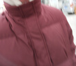 Colombass假兩件羽絨服男冬季新款潮牌短款男士加厚情侶寬松冬裝外套 酒紅 （絨子含量90%） 情侶款 L/175(建議115-130斤) 寬松版 曬單實拍圖