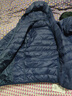 真維斯（Jeanswest）王一博代言羽絨服男輕薄短款秋冬季新款外套上衣服 深藍(lán)【連帽】 M (建議90-105斤) 曬單實拍圖