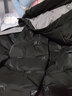 啄木鳥(niǎo)羽絨服男士大碼新款寬松連帽短款加肥加大胖子防寒冬季保暖外套 黑色 5XL 曬單實(shí)拍圖