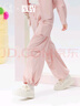 紫涵（ZIHAN）【奶噗噗IP聯(lián)名】紫涵直筒工裝褲女秋季韓系寬松休閑褲子 活力粉 S 曬單實(shí)拍圖