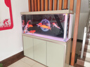 森森（SUNSUN）魚缸水族箱客廳免換水風(fēng)水家用金魚缸 1.5米長 41.6cm寬 時尚底濾(黑白灰可選) 曬單實(shí)拍圖