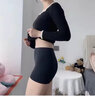 貓人（MiiOW）提臀內(nèi)褲女束腰無痕平角短褲安全褲翹2025 膚色+膚色 XL【建議131-145斤】 曬單實拍圖