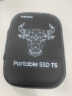 三星（SAMSUNG）T5/T7 touch/Shield 移动固态硬盘 专用硅胶套 抗震防划硬盘包 收纳包硬盘包T3 T5专用 黑色 实拍图