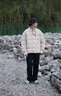 Calvin KleinJeans【防水】秋冬男士ck格子絎縫襯衫領(lǐng)鴨絨羽絨服J326805 PED-奶茶咖 M 曬單實(shí)拍圖