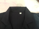 裝耐全棉藍大褂防塵服工作服防酸堿防靜電工裝實(shí)驗服長(cháng)袖款純棉罩衣男 滌綸藏藍大褂 2XL 曬單實(shí)拍圖
