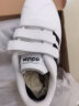 adidas「T头鞋」VL COURT板鞋小白鞋德训鞋男小童阿迪达斯轻运动 白色/黑色 31.5(190mm) 实拍图