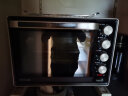 长帝（changdi）家用多功能电烤箱 32升大容量 搪瓷内胆 上下管独立控温 广域调温 机械式旋钮操控 实拍图