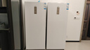 海爾（Haier） 雙開門組合冰柜大容量立式冰柜冷藏冷凍轉(zhuǎn)換 風冷無霜家用對開門冰箱可全冷凍商用冷柜 BD-385WGHW*2臺組合 770L 曬單實拍圖