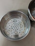 逍樂(lè)熊（xiaolexiong）特厚食品級(jí)316不銹鋼奶鍋熱奶煮奶家用加厚湯鍋嬰兒寶寶小輔食鍋 特厚316五層鋼奶鍋+蒸格 20cm 曬單實(shí)拍圖