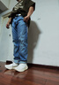 Levi's李維斯男士505復(fù)古直筒休閑牛仔褲 曬單實(shí)拍圖