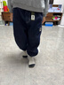 嘟嘟家【可水洗】男童加厚牛仔褲冬裝女童加絨休閑長(cháng)褲兒童冬季百搭褲子 深藍色 120 曬單實(shí)拍圖