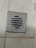 六防(LIUFANG)地漏套餐啞光銀拉絲款銅防臭防蟲防返味直條紋淋浴地漏 啞光沐浴*2＋啞光洗衣機(jī)*1 10cm*10cm 曬單實(shí)拍圖