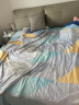 水星家纺 床上四件套纯棉被套床单枕套床上用品套件1.5米床 新蓝语迷情  实拍图
