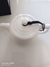 蘇氏陶瓷羊脂玉陶瓷茶壺德化白瓷功夫茶具泡茶壺亮光款 井欄壺200ml 曬單實(shí)拍圖