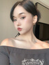 在野美拉德復古耳扣2025年新款潮秋冬耳環(huán)女小眾設計輕奢高級感耳飾品 深咖色 曬單實(shí)拍圖