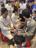 真維斯男童襯衫長(cháng)袖秋款格子襯衣兒童復古拼色開(kāi)衫新款翻領(lǐng)上衣時(shí)尚外套 CS05-藍色襯衫 90 cm 曬單實(shí)拍圖