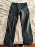 啄木鳥(niǎo)秋冬季高腰加絨西裝褲女黑色直筒西褲女職業(yè)工作寬松加厚西服長(cháng)褲 藏藍色秋冬加絨款 2XL+31碼(2尺4腰) 曬單實(shí)拍圖
