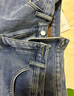 Halo Queen牛仔褲女秋冬加絨牛仔褲復古顯瘦闊腿褲H139N3441 曬單實(shí)拍圖