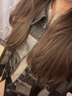 INITIAL春季款新中式不規則寬松拼色丹寧牛仔外套女 BLK/黑色（新中式） 均碼 曬單實(shí)拍圖