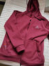 皮爾卡丹（pierre cardin）開(kāi)衫衛衣男秋冬季新款純棉拉鏈運動(dòng)外套加肥加大碼夾克休閑上衣潮 秋冬酒紅 加絨 2XL 曬單實(shí)拍圖