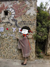 CHALL KITTY民族風(fēng)披肩女士旅游拍照空調(diào)房保暖披風(fēng)生日新年禮物送女朋友老婆 橘色-高端品牌禮盒裝高檔高級(jí)感 曬單實(shí)拍圖