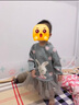 戴維貝拉公主裙女童連衣裙兒童裙子寶寶秋裝嬰兒洋氣秋季嬰童紗裙 灰色 100 cm（建議身高90-100cm） 曬單實(shí)拍圖