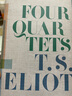 Four Quartets 英文原版 四個四重奏 T.S.艾略特精裝詩集 75周年紀(jì)念版 英文版 進(jìn)口英語原版書籍 曬單實(shí)拍圖