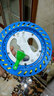 百特風(fēng)箏線(xiàn)輪風(fēng)箏輪放飛輪手握輪大軸承把握輪輪線(xiàn)組合海釣魚(yú)線(xiàn)輪船釣 三代18cm時(shí)尚藍輪400米3股線(xiàn) 曬單實(shí)拍圖