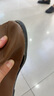 西域駱駝（VANCAMEL）豆豆鞋女2024新款淺口單鞋休閑真小皮鞋一腳蹬平底孕婦媽媽樂福 棕色 36 曬單實(shí)拍圖