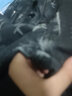 星禾萊 高街牛仔褲男秋季潮牌歐美街頭風做舊九分褲子嘻哈直筒寬松闊腿褲老爹褲學生拖地褲子 黑色 XL 曬單實拍圖