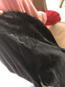 在禮蕾絲打底衫女長袖2025秋冬上衣半高領(lǐng)修身T恤女士秋衣外穿小衫 黑色 加絨加厚  3XL 建議130-140斤穿 曬單實拍圖