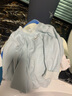 哈貝比寶寶家居服套裝春秋新款舒絨棉男女童保暖內(nèi)衣家居服兩件套 肩開粉藍色 70cm 曬單實拍圖
