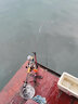 典匠黃金樟實(shí)木筏竿套裝三稍定位筏釣竿鈦合金數顯筏輪微鉛軟尾橋伐竿閥桿套裝 實(shí)木1.2-1.5米定位三稍+左手磁緩數顯輪 曬單實(shí)拍圖