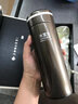 水宜生 保溫杯大容量男商務(wù)弱堿不銹鋼水杯子微電解制水器私人定制刻字 鉑青銅 曬單實(shí)拍圖