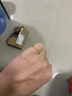 老廟黃金戒指足金莫比烏斯戒指實(shí)心麥穗戒指送女友老婆節禮物 約2.6g 曬單實(shí)拍圖