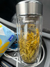 希諾（heenoor） 【官方旗艦店正品】雙層玻璃杯鵝蛋杯抗菌杯高檔泡茶杯 珠光本色-410ml 曬單實拍圖