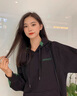 花花公子（PLAYBOY）衛(wèi)衣男連帽2025春秋季新款潮流時尚百搭長袖男韓版休閑寬松上衣男 深灰 常規(guī) XL 175 曬單實拍圖