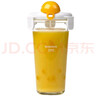 Glasslock 進(jìn)口玻璃杯子隨手杯女學(xué)生韓國清新可愛創(chuàng)意水杯便攜玻璃杯 粉紅豬450ml 曬單實拍圖