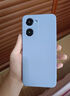 龐卡 適用vivo Y37手機殼V2357A新款y37直邊液態(tài)硅膠鏡頭全包耐磨防摔保護套超薄軟殼男女簡約純色外殼 【石墨黑】單殼 曬單實拍圖