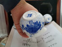 長(zhǎng)物居 功夫茶具套裝景德鎮(zhèn)吳艷青名家手繪青花瓷品茗杯套裝茶具泡茶杯 花香鳥語(yǔ) 曬單實(shí)拍圖