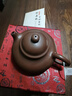 鑫祥勢(shì)宸正宗宜興紫砂壺原礦某革紫泥手工容天壺家用紫砂禮品茶具球孔出水 原礦某革紫泥 160ml 曬單實(shí)拍圖