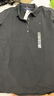 TOMMY HILFIGER【五?？邸肯募九b珠地網(wǎng)眼優(yōu)雅通勤純色條紋修身短袖T恤POLO 黑色BDS M (推薦：105-115斤) 曬單實拍圖