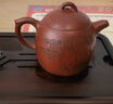藏壺天下宜興紫砂壺純手工紫砂茶具單壺原礦大紅袍家用泡茶壺江山風(fēng)月秦權(quán) 秦權(quán)壺 曬單實(shí)拍圖