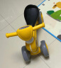 欣格儿童平衡车滑步车婴儿学步车1-3岁宝宝滑行车无脚踏单车溜溜扭扭车防侧翻四轮玩具2周岁礼物黄色 实拍图